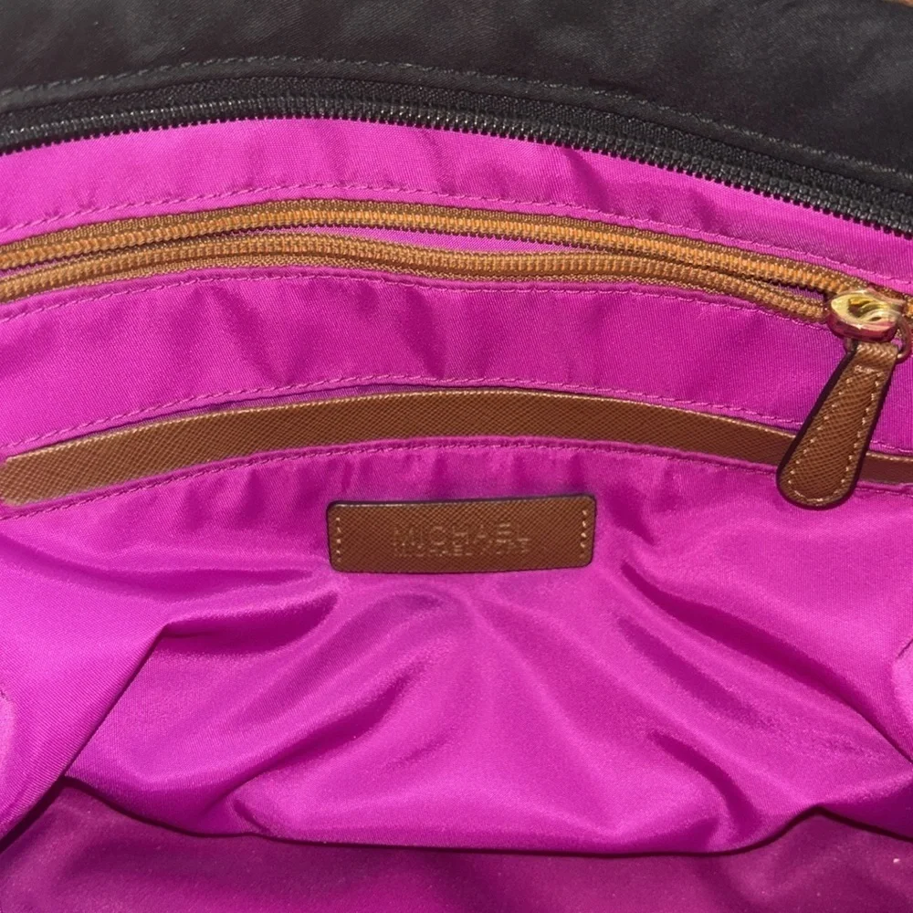 Michael Kors Black and Tan Tote Bag